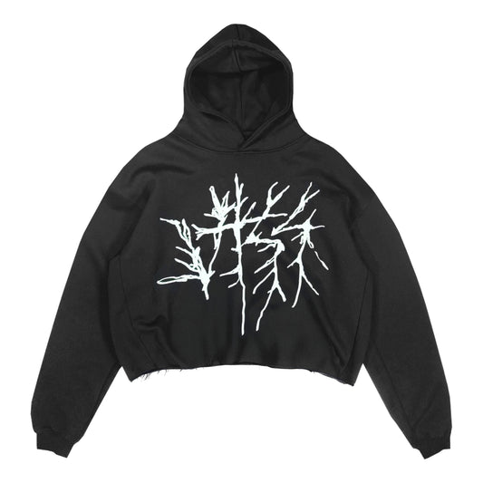 cropped hoodie