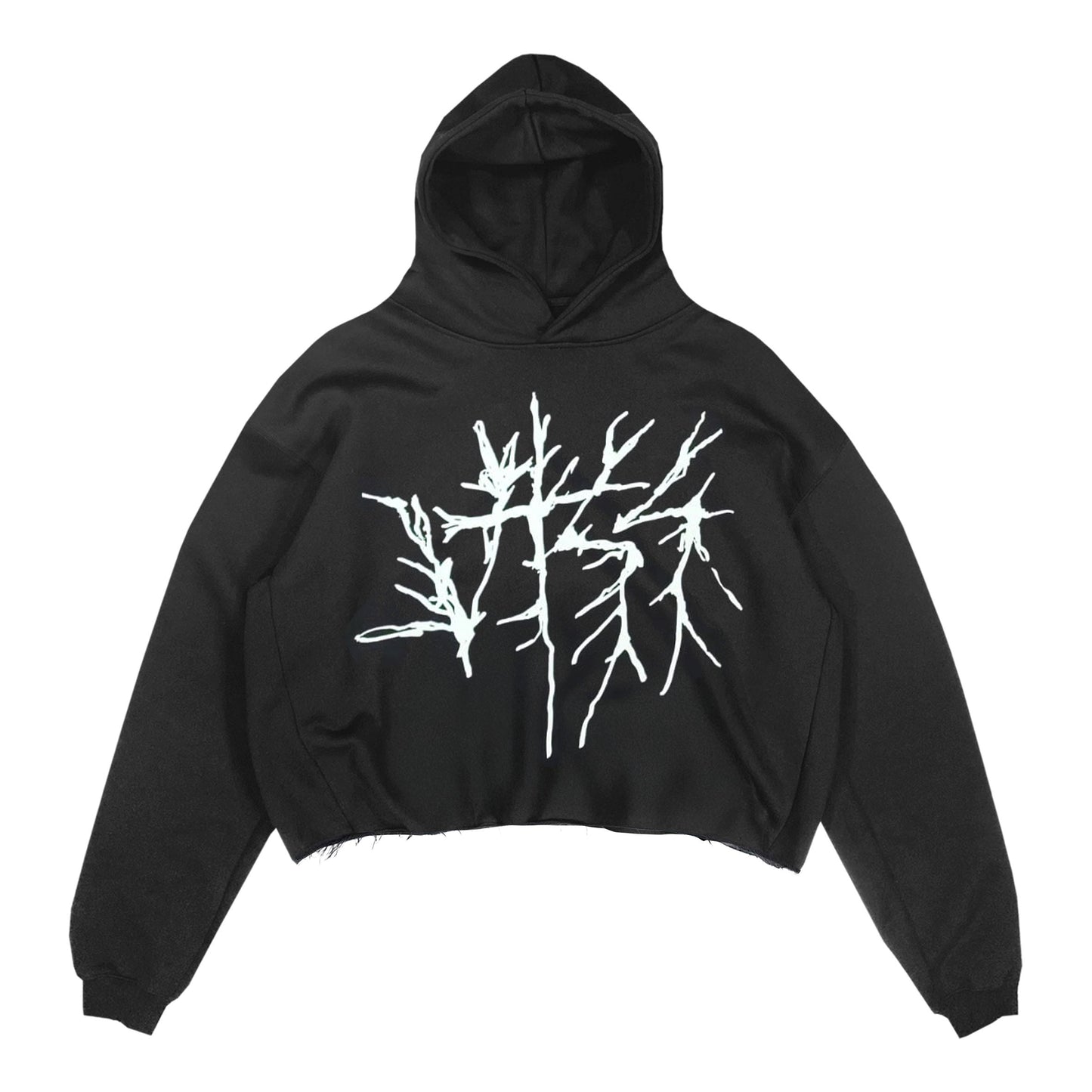 cropped hoodie